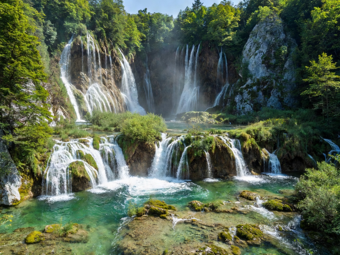 Plitvice Lakes National Park waterfalls Croatia